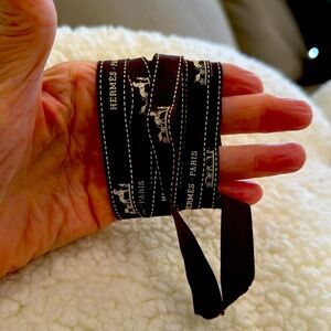 Hermes Authentic ribbon 60”  long